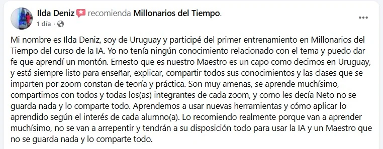 Testimonio de Ilda Deniz (Uruguay)