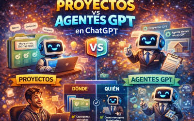 ¿Cuál es la Diferencia entre Proyectos y Agentes GPTs en el Chat GPT?