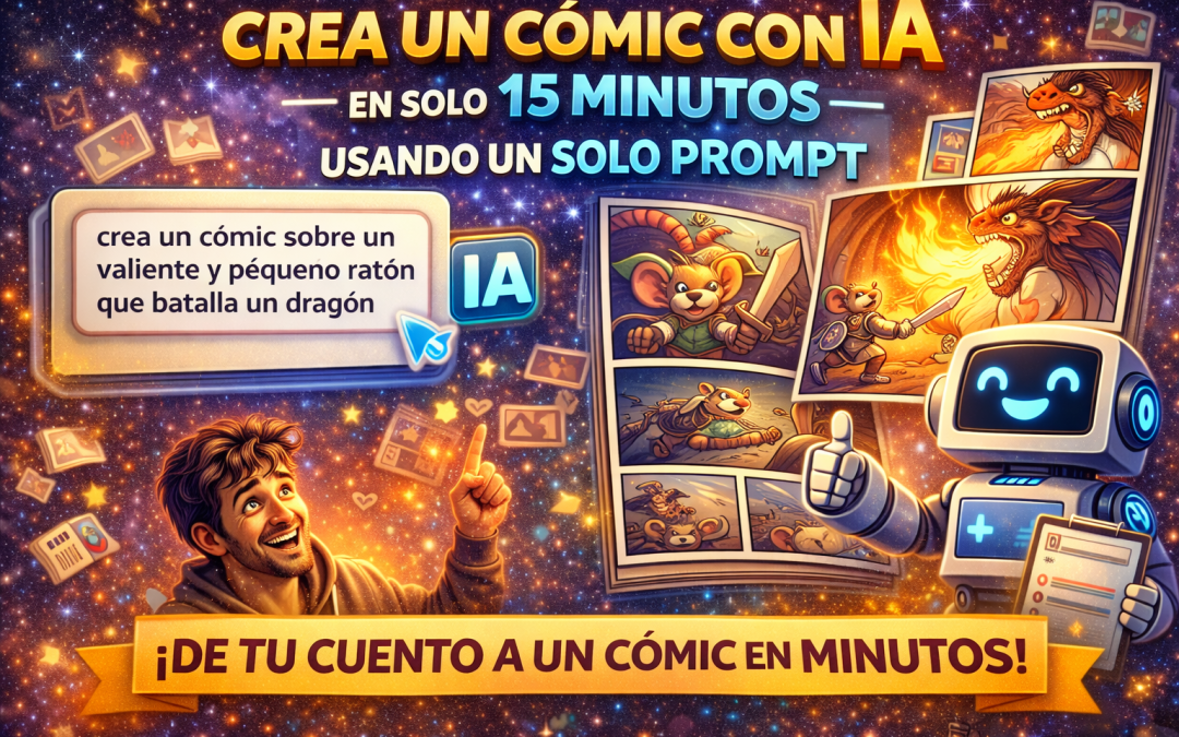 De tu cuento a un cómic en 15 minutos: créalo con IA usando un solo prompt