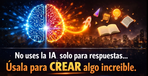 La mayoría usa la IA para buscar… tú úsala para CREAR