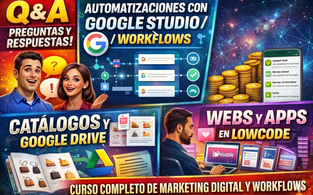 Protegido: 2 PON A LA IA A TRABAJAR: Automatizaciones, Creacion de Sitios Webs con la IA & Vibe Coding (Crea tus Apps Gratuitas fácil y rápido sin saber programar) & Catalogos en Google Drive