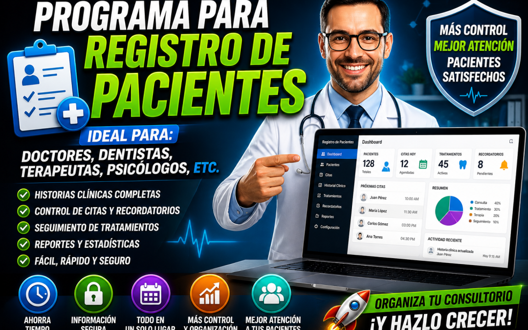 Protegido: 3 El Programa que Todo Doctor, Dentista o Terapeuta Necesita para Organizar a sus Pacientes