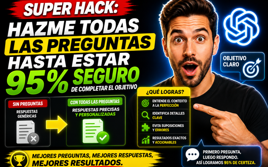 Protegido: 3 Super Hack: Haz que la IA Pregunte Hasta Tener 95% de Certeza