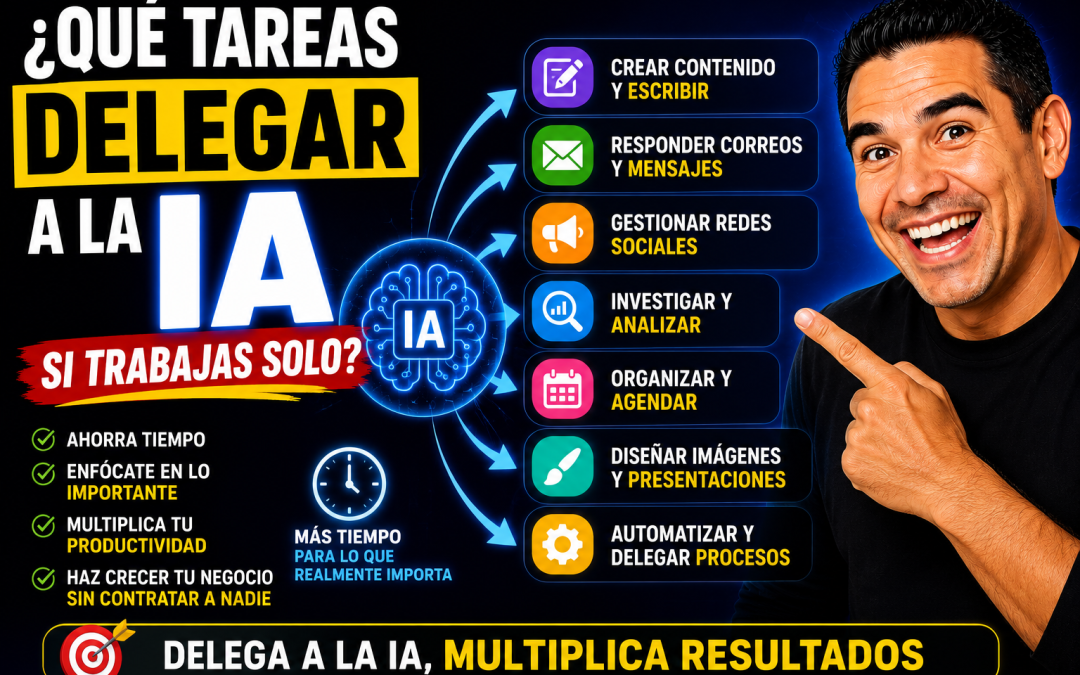 Si trabajas solo, estas son las primeras tareas que debes delegar a la IA